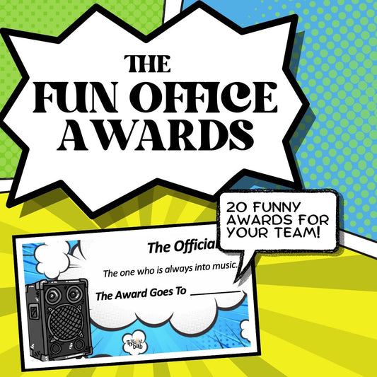 Fun Office Awards - Printable & Editable