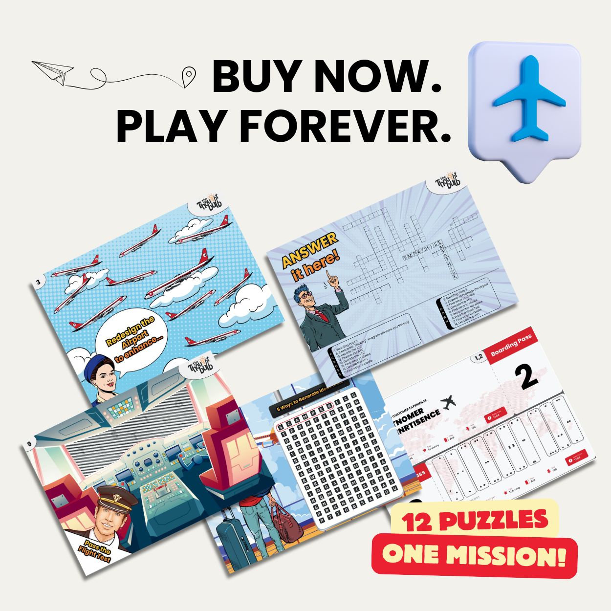 Airport Makeover DIY Activity | Game on Design Thinking & Creativity