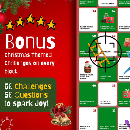 Christmas Snakes & Ladders Printable Game | Instant Digital Download