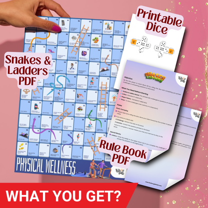 Physical Wellness Snakes & Ladders | Download Now