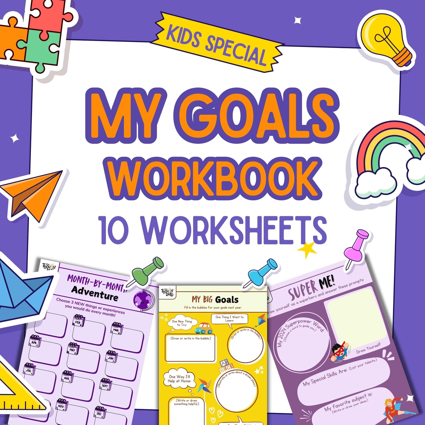 My Goals Workbook | Dream, Plan, Achieve!