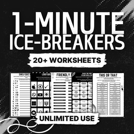 1 Minute Ice-Breakers | Break the Ice Like a Pro